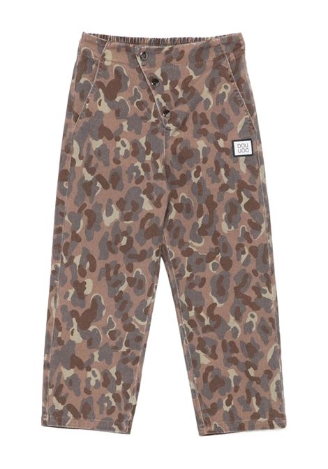 Pantaloni con stampa camouflage DOUUOD JUNIOR | DX6Q70 Z3401334MC